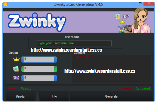 jeu zwinky