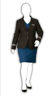 United Airlines Flight Attendant Uniform Female Domestic Look #13