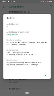 Rom Aosp 9.0 Stable Xiaomi Redmi Note 4x (Mido) (Pie)