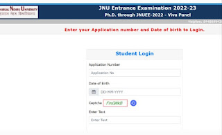 JNUEE PhD result 2022 Declared : Direct link here