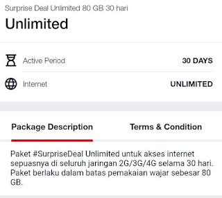 paket unlimited telkomsel FUP 80GB