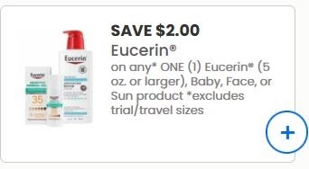 $2.00/1 Eucerin Coupon (go to coupons. com)