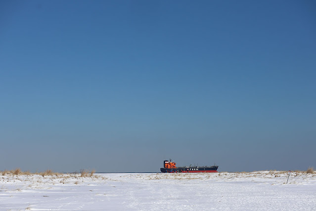 Sandy Hook snow by Marie Viljoen