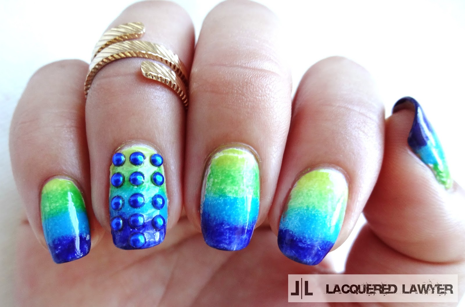 Gradient Nail Art