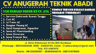 Tempat Service Kulkas Daerah Sidoarjo (terdekat)