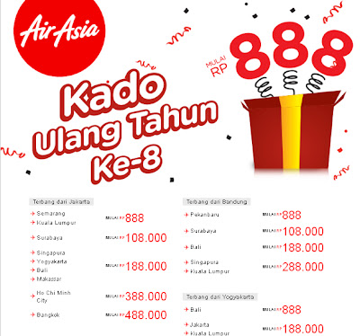 tiket promo murah akhir tahun 2012 dari AirAsia