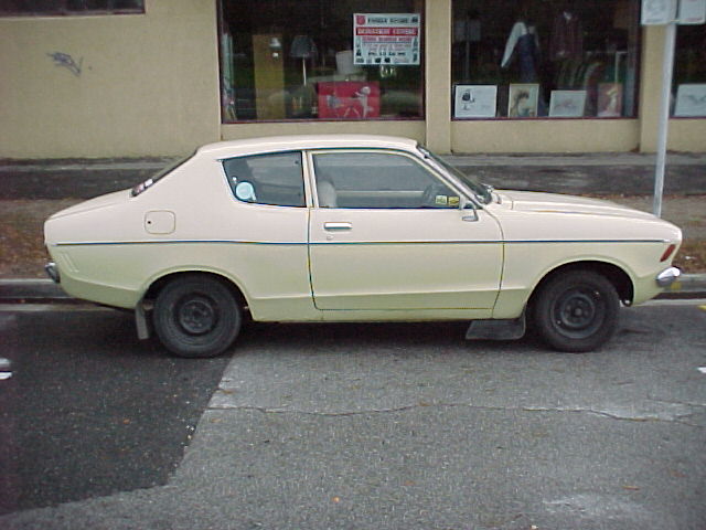 a twit atwittering Below oh the bloody beige horror of it all datsun 120