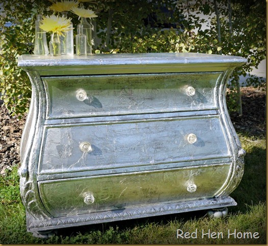 silver foil bombay chest