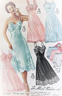 Vintage full slips catalog page.