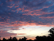 tramonto nel barrio a Merlo (tramonto )