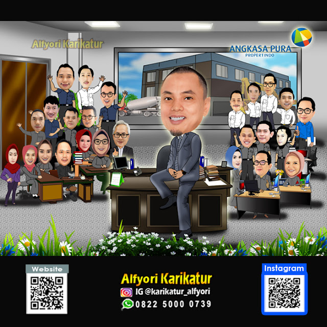 Karikatur 26 Orang Pesanan Angkasa Pura