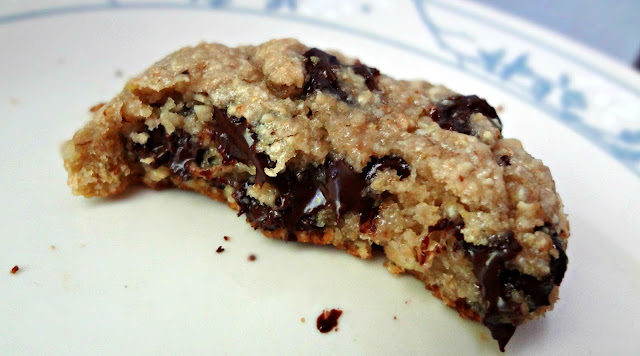 Healthy and Chewy Chocolate Chip Cookies with Nuts