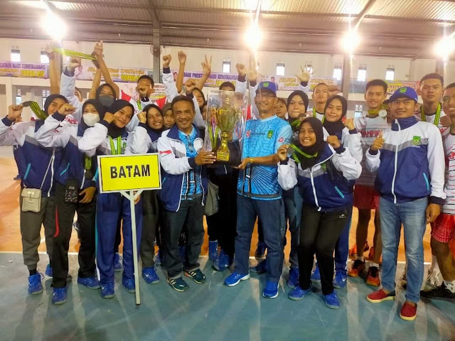 Batam Juara Umum Popda Kepri ke VIII 2022, Rudi Ucapkan Terimakasih kepada Atlet Popda ke VIII