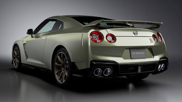 2024 Nissan GT-R T-Spec in Millennium Jade paint.