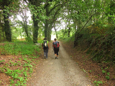 Portuguese Way of Saint James near Caldas do Reis