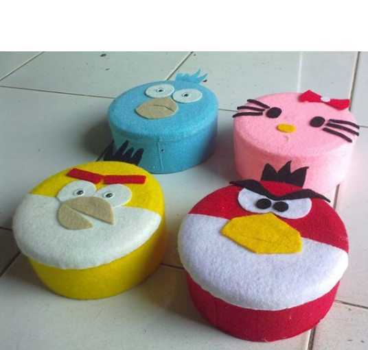 TOPLES FLANEL KARAKTER [EDISI LEBARAN]  d'Craft-Aksesoris