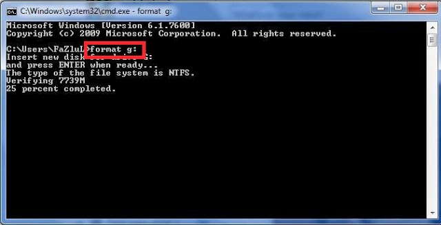 How To Format USB pendrive Using Windows Command Prompt (CMD)