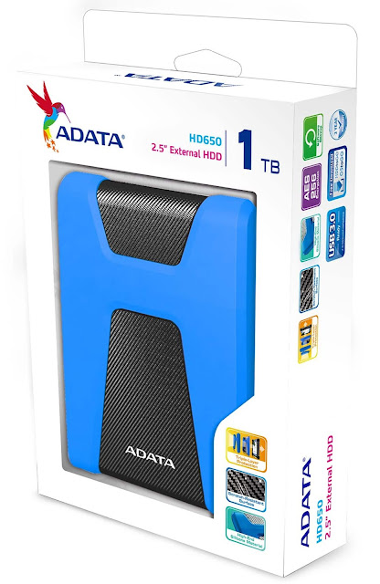 Product Review - @ADATATechnology HD650 2.5" External Hard Disk Drive #Gadgets