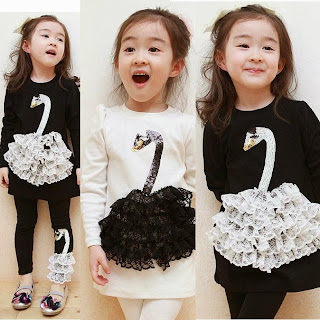 foto anak kecil perempuan bergaya ala korea