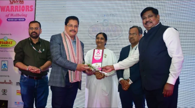 Felicitation by Prameya as Cancer warrior to Dr. Manoranjan Mahapatra, Cuttack