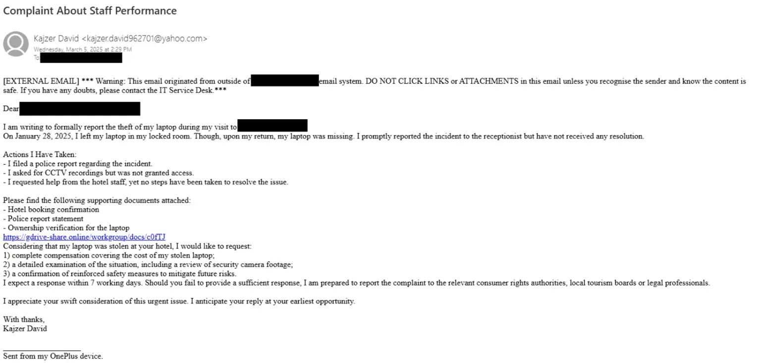 RomCom RAT Attacking UK Organizations Via Customer Feedback Portals