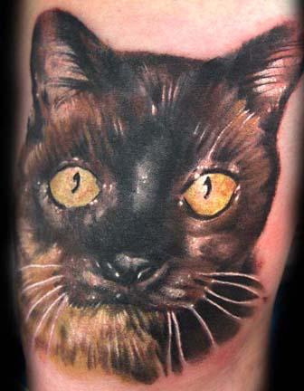 Traditional cat portrait tattoos are very common, just make sure you get the 