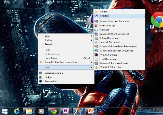 Add Quick Shutdown & Restart Button to windows 8! 