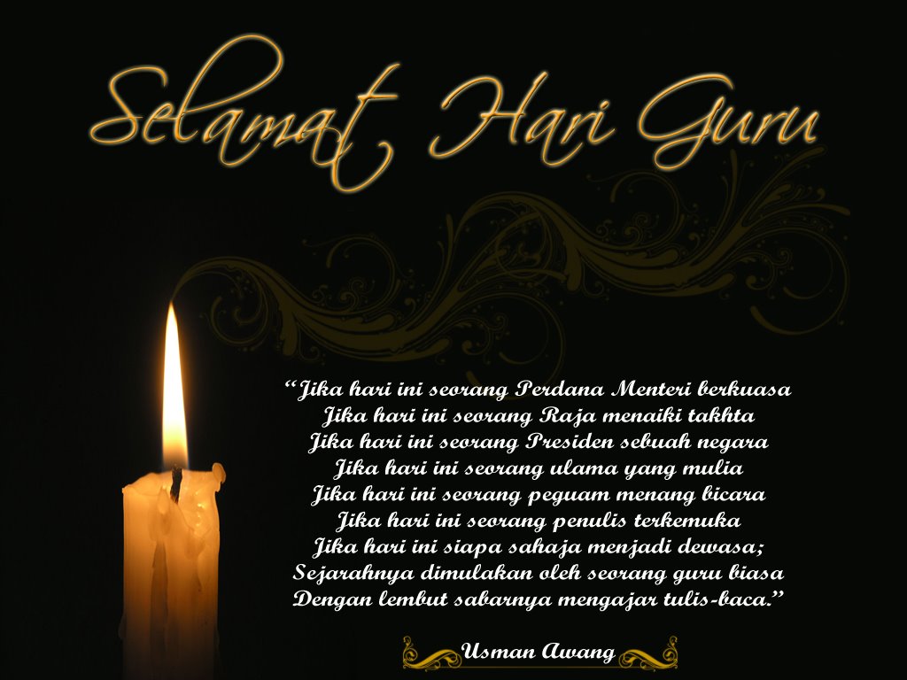 SEMULAJADI CANTIK DAN SIHAT: SELAMAT HARI GURU!!!!