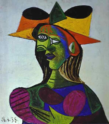 picasso portrait woman. 1938 Pablo Picasso (Spanish