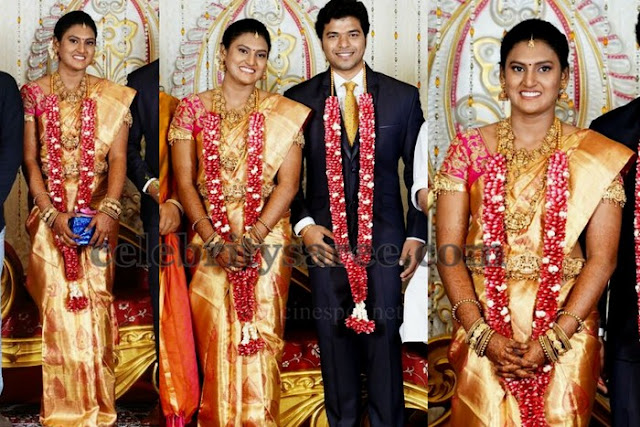 Selvaraj Daughter Wedding Saree