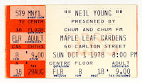 Neil Young Ticket