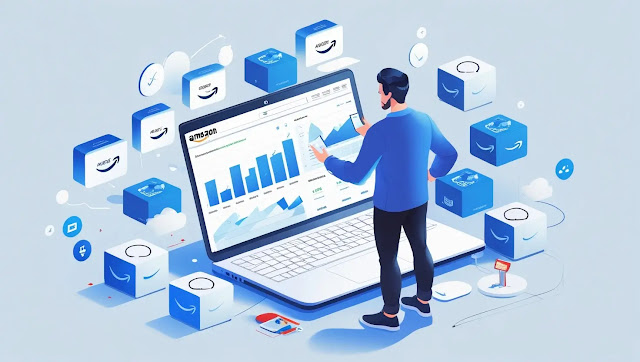 Affiliate marketer using the latest Amazon affiliate dashboard in 2025 showing commission charts and global marketing strategy – Affiliated Marketing Platform Amazon
