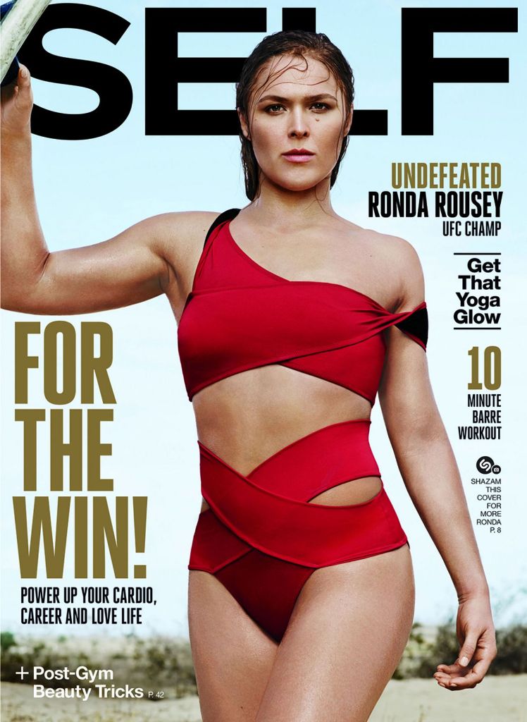 Ronda Rousey hot photo shoot for Self Magazine November 2015