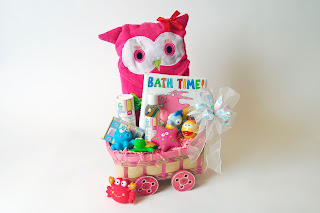 Baby Bath Spa - Baby Girl Gift Basket