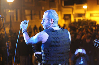 Concierto de toni Metralla en las fiestas de beurko Bagatza