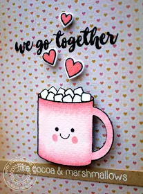 Sunny Studio Stamps: Mug Hugs Hot Chocolate Cocoa & Marshmallows card by Vanessa Menhorn.