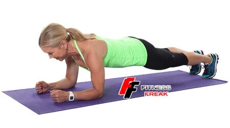 PLANK ON THE FOREARMS