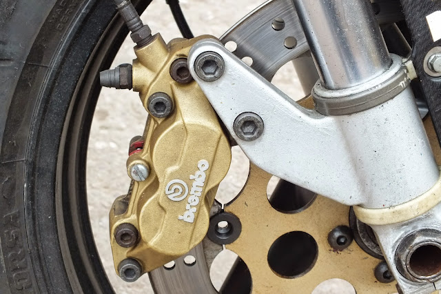 Cagiva Mito 125 braking systems