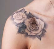 black rose tattoo