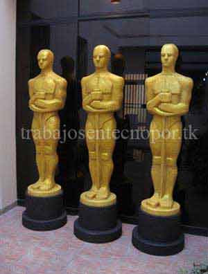 Escultura estatuilla del Oscar en venta para fiestas y eventos