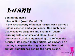 meaning of the name "LUANN"