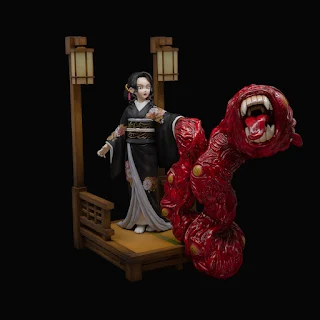 S-FIRE Super Situation Figure Kibutsuji Muzan [ Geiko Form ver. ] - Demon Slayer: Kimetsu no Yaiba, Sega
