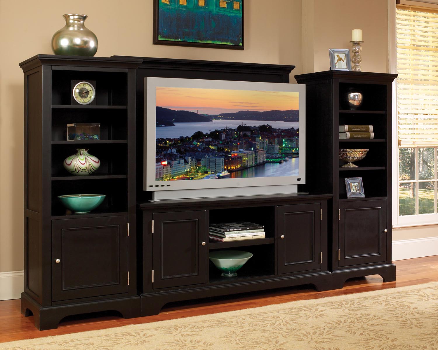 contemporary entertainment center plans