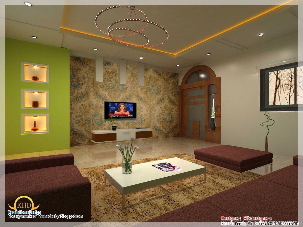 Interior design idea renderings - Kerala home design and ...