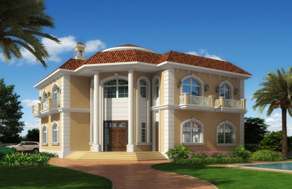 Modern residential villas designs Dubai