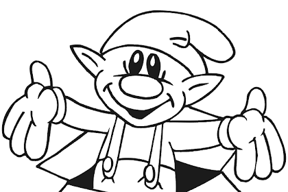 christmas elf coloring pages Christmas coloring elf