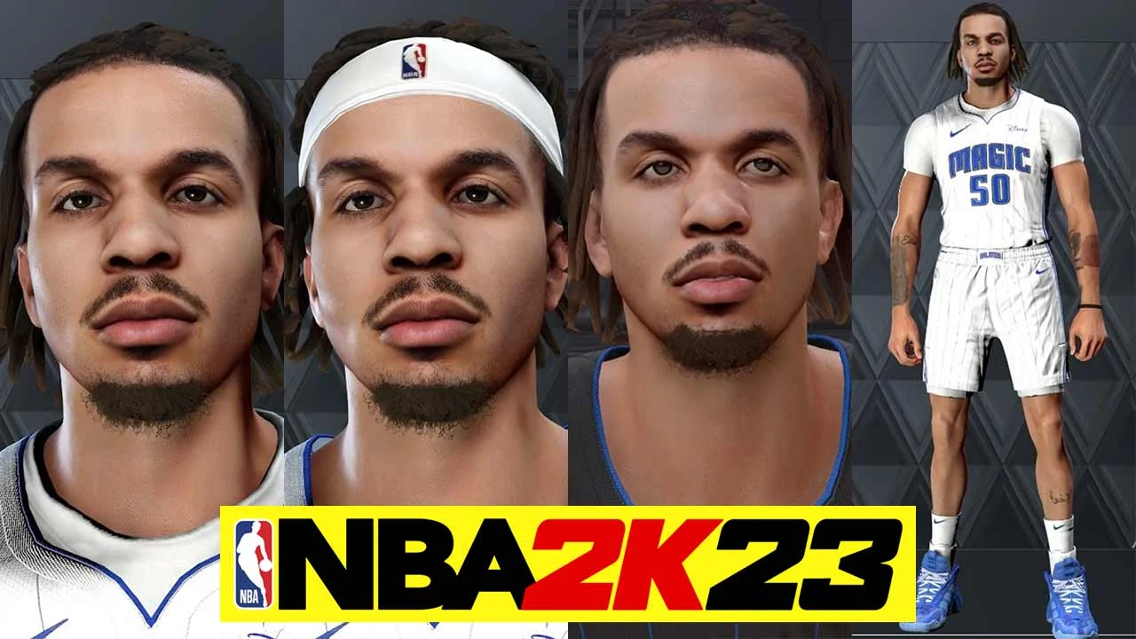 NBA 2K23 Cole Anthony Cyberface & Body Update (Multiple Hairstyles)