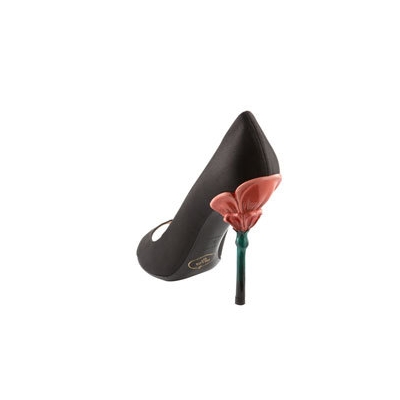 Prada Women's Dress Shoes # Prada Floral Heeled Peep Toe