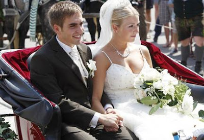 Philipp Lahm and Claudia Schattenberg Wedding