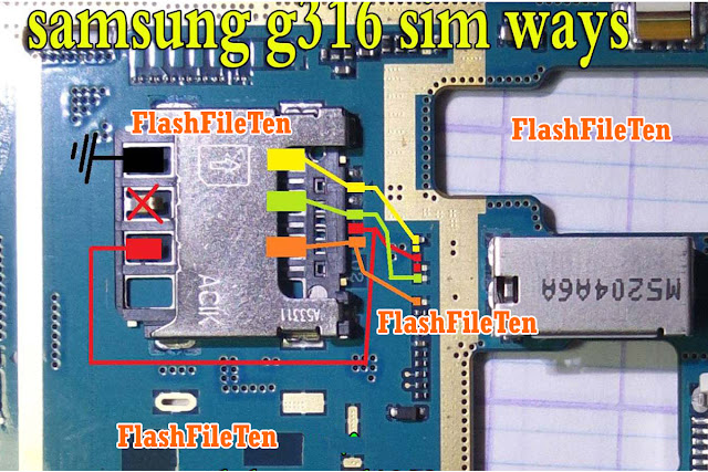 Samsung Galaxy SM-G316 Insert Sim Jumper